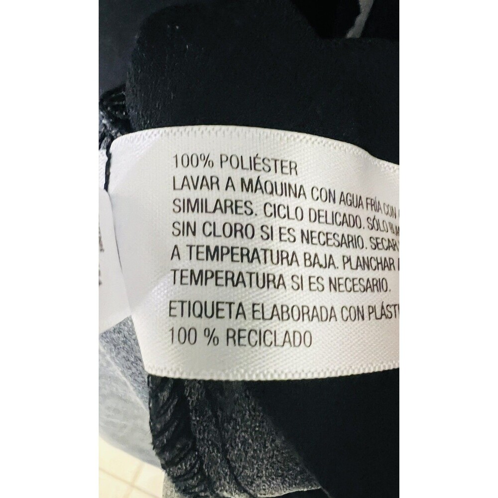 A New Day Women's Size Medium M Floral Print Long Sleeve Dress Black Floral - Picture 8 of 8